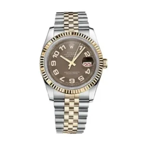 Rolex Datejust Steel & Yellow Gold 116233-0209 Bronze Dial Jubilee Replica