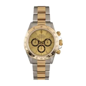 Rolex Daytona Cosmograph Yellow Gold Champagne Dial 16523 Oyster Replica