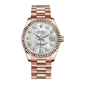 Rolex Datejust 278275-0016 Rose Gold Automatic Mother Of Pearl Dial Oyster Replica