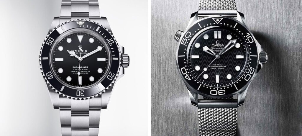 Sunday Morning Showdown: No-Date Divers — Omega Seamaster Diver 300M Vs. Rolex Submariner