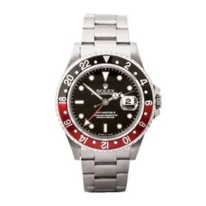 GMT-Master II Red & Black Bezel Black Dial 16710 Oyster Replica