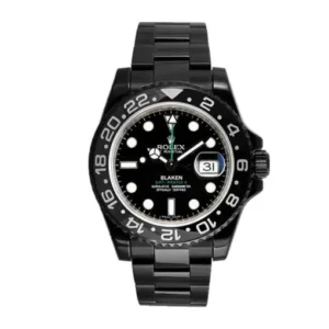 Rolex Blaken GMT-Master II Singel Black Dial 116710 DLC-PVD & Box Replica