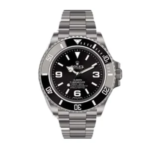 Rolex Blaken Submariner Black Dial 6190 & Replica