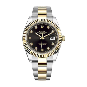 Rolex Datejust 126333 Yellow Gold & Steel Automatic Black Dial Oyster Replica