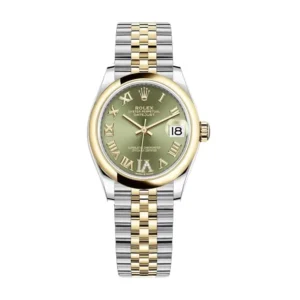 Rolex Datejust 278243 Gold Steel Green Dial Jubilee Replica