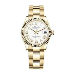 Rolex Datejust 278278-0019 Yellow Gold Automatic White Dial Oyster Replica