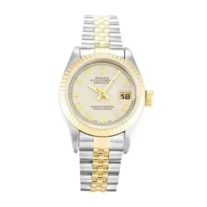 Rolex Datejust Ivory Roman Numeral White Dial 69173 Jubilee Replica