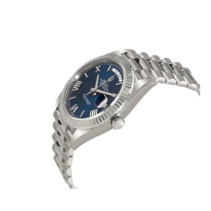 Day-Date 40 228239 EW Stainless Steel Blue Dial Oyster Replica