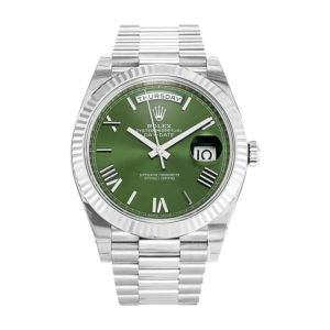 Day-Date 228239 Stainless Steel Green Dial Oyster Replica