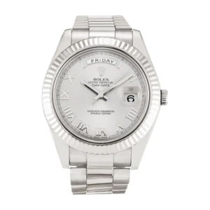 Rolex Day-Date II 218239-0041 V6 Stainless Steel White Dial Replica Brand : Rolex Range : Day-Date Model : 218239-0041 Reference No : 218239-0041 Movement : Automatic Gender : Man’s Case Size : 41 MM Case Material : Stainless Steel Strap Material : Stainless Steel Strap Colors : Steel Dial Colors : White Waterproof : Yes