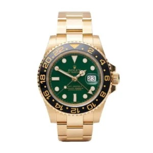 GMT-Master II 116718LN Yellow Gold Automatic Green Dial Oyster Replica