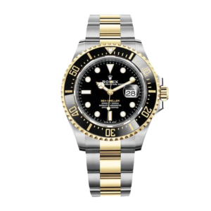 Rolex Sea-Dweller Two Tone Black Dial 126603 Oyster Replica