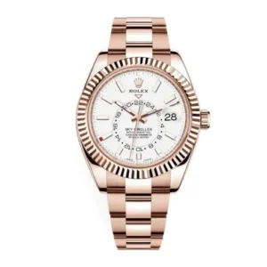 Rolex Sky-Dweller Rose-Gold White Dial 326935 Oyster Replica