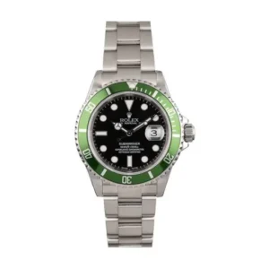 Rolex Submariner Date Kermit Black Dial 16610LV Replica